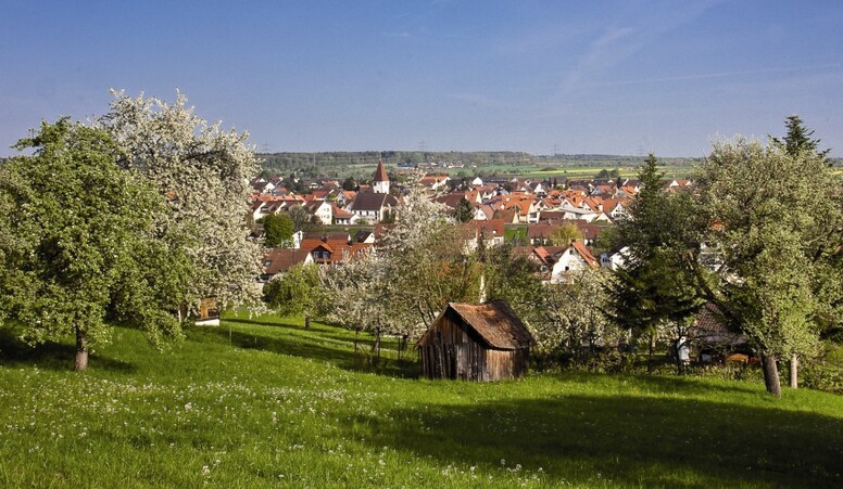 Blick auf Nufringen